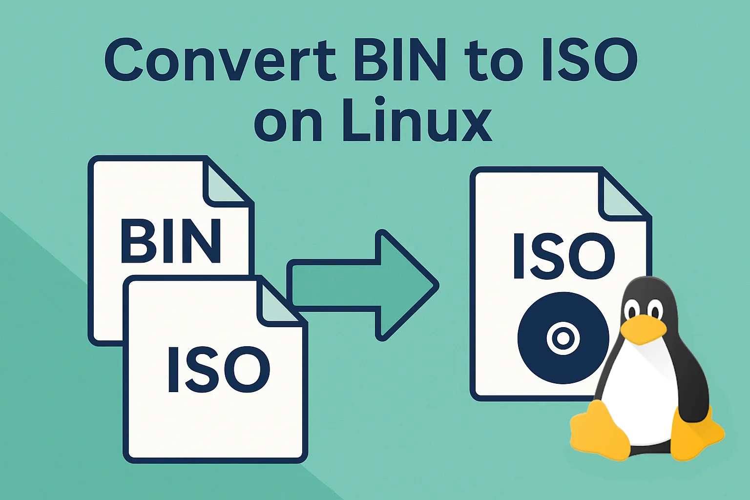 BIN to ISO on Linux
